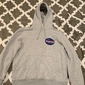 Men’s Light Gray Nasa Hoodie from H&M